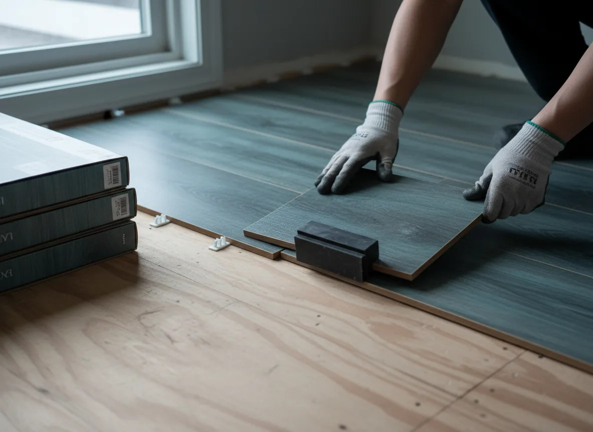 Luxury Vinyl Plank Installation company in Admire, KS